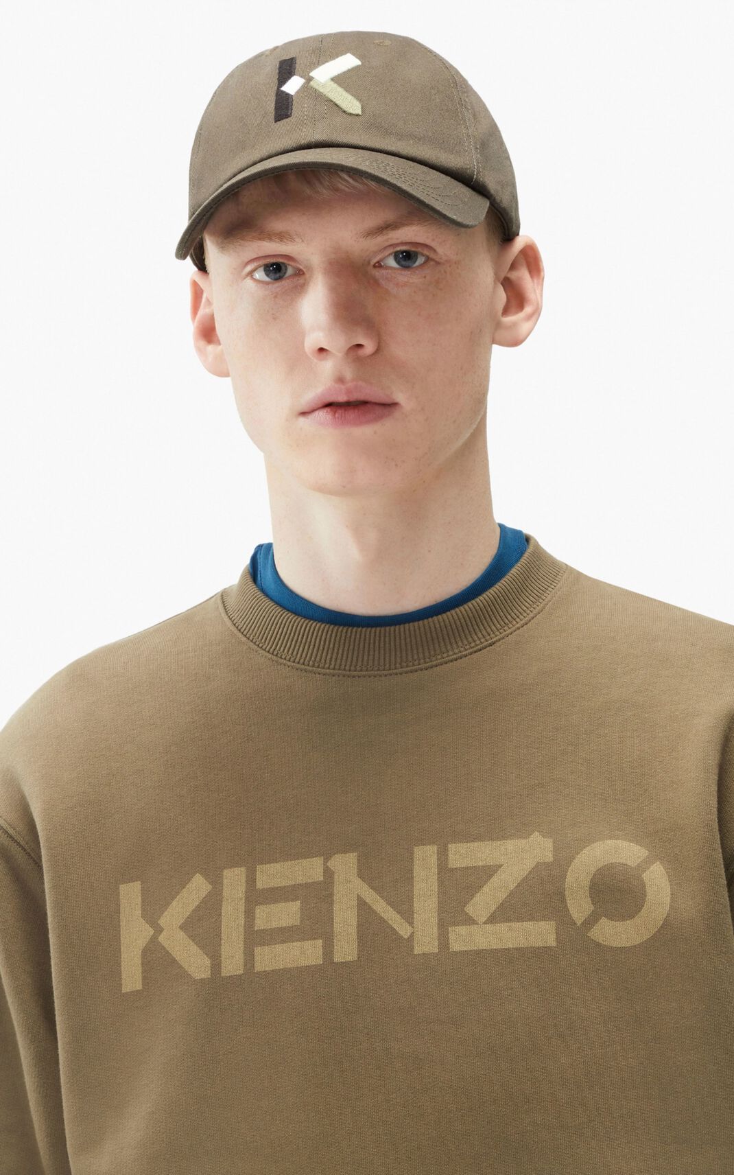 Kenzo Logo Sweatshirt Herr | 08419-PGLB